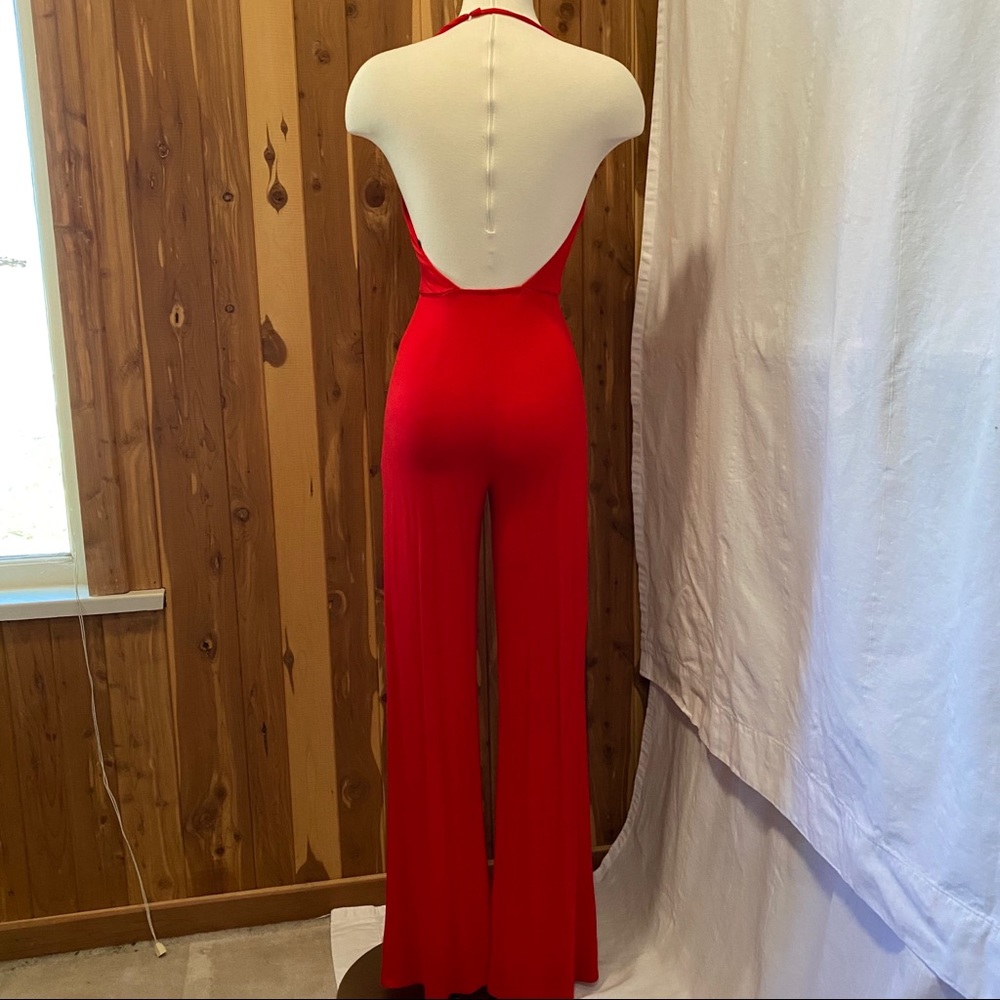 Red jumpsuit - Picture 4 of 6
